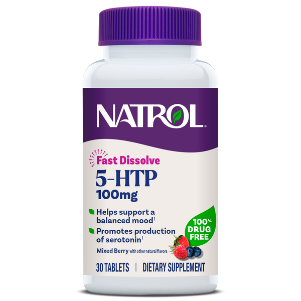 5-HTP Mood & Stress Fast Dissolve Tablets - 100mg