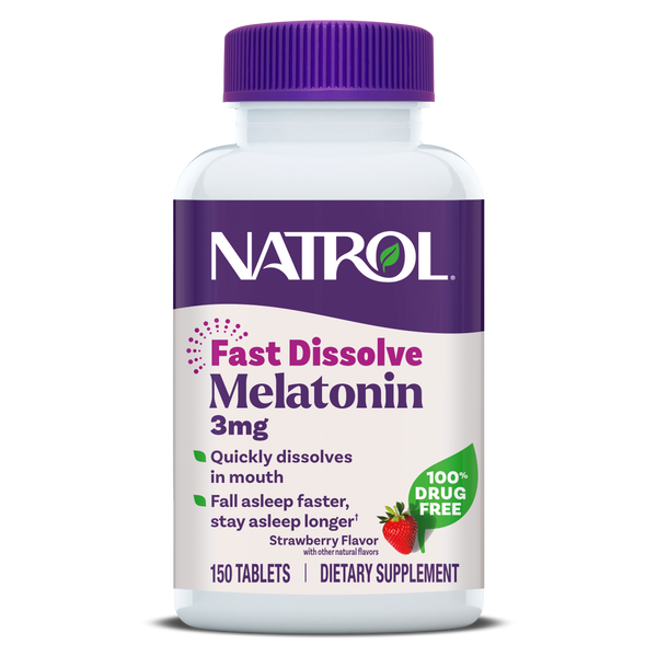 Fast Dissolve Melatonin Tablets, 3mg