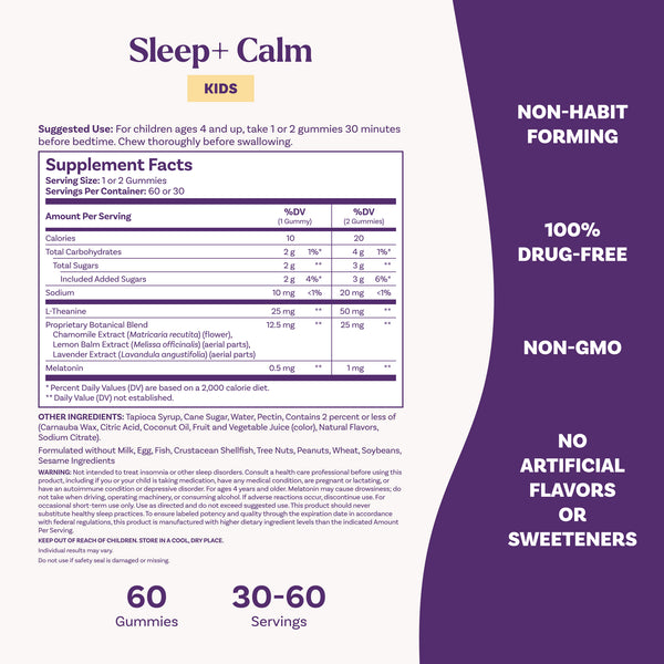 Kids Sleep+™ Calm Gummies