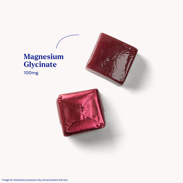 High Absorption Magnesium Glycinate Soft Chews, 100mg