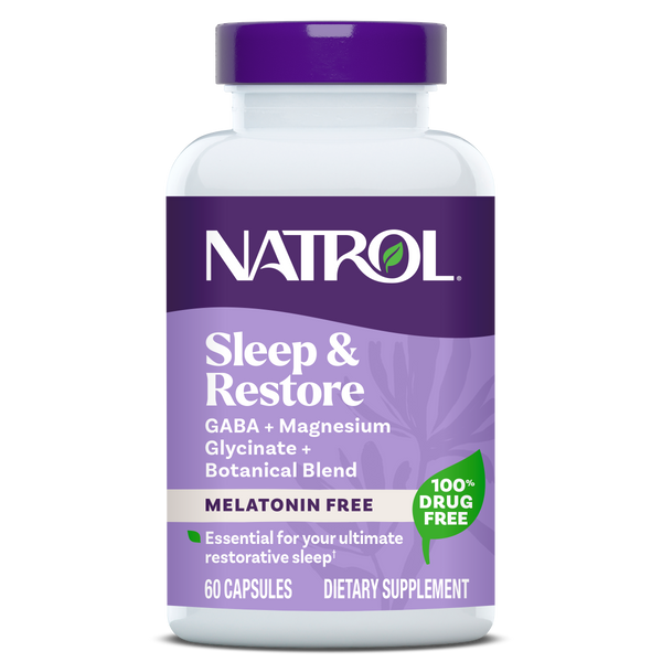 Natrol Sleep & Restore Capsules (Melatonin Free)