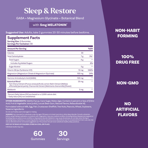 Sleep & Restore Gummies
