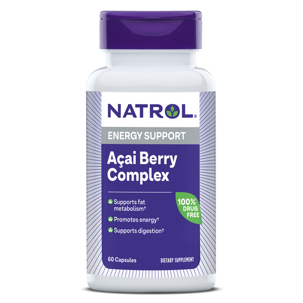 Natrol Acai Berry Complex Capsules Bottle