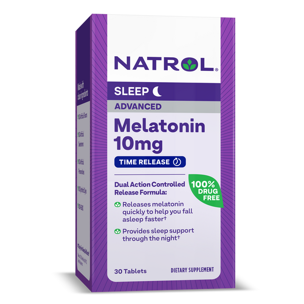 Natrol Melatonin Advanced Maximum Strength Time Release Tablets, 30ct Box