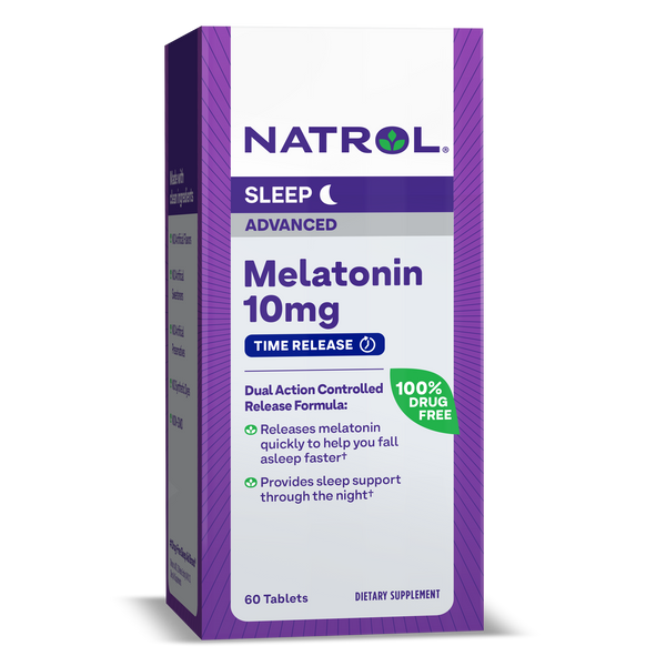 Natrol Melatonin Advanced Maximum Strength Time Release Tablets, 60ct Box