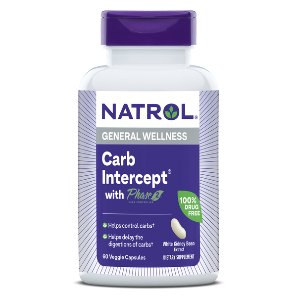 Natrol Carb Intercept® With Phase 2® Capsules, 60ct Bottle