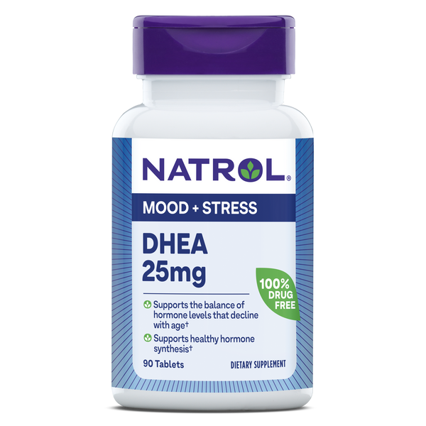 Natrol DHEA Mood & Stress Tablets - 25mg, 90ct Bottle