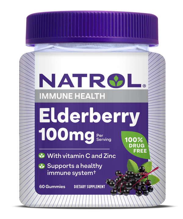 Natrol Elderberry Gummies Bottle