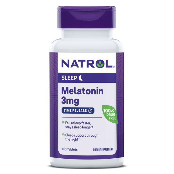 Natrol Melatonin Time Release Tablets - 3mg, 100ct Bottle