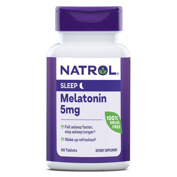 Natrol Melatonin Sleep Support Tablets - 5mg, 60ct Bottle