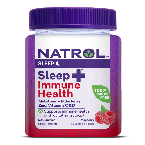 Natrol Sleep+ Immune Health Berry Gummies Bottle