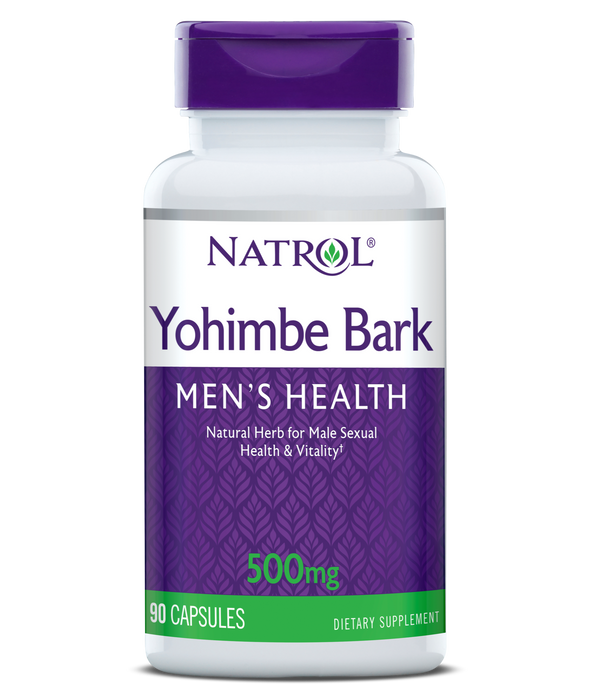 Natrol Yohimbe Bark Capsules Bottle