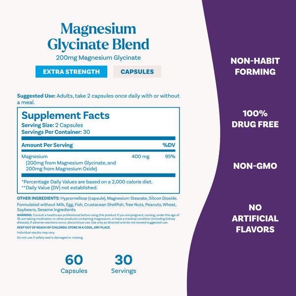 Extra Strength Magnesium, 400mg