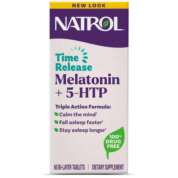Time Release Melatonin + 5-HTP Tablets