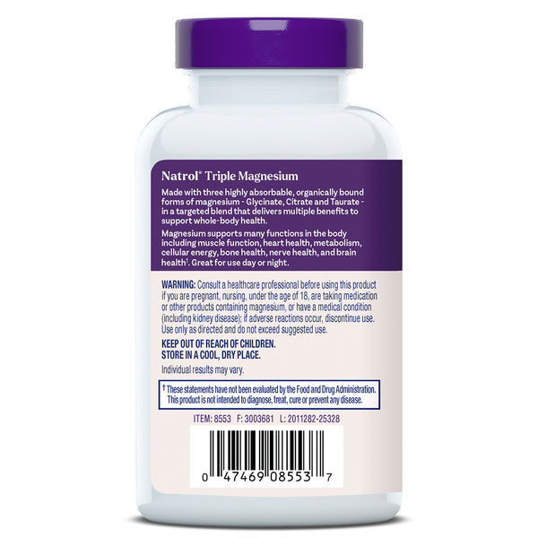 Triple Magnesium 3-in-1 Capsules