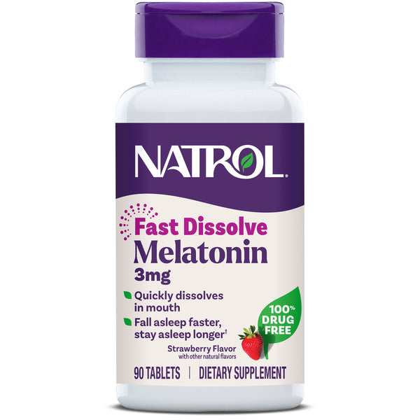 Fast Dissolve Melatonin Tablets, 3mg