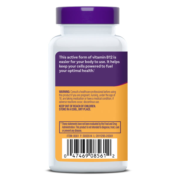 Methyl B-12 1,000mcg Capsules, 60ct