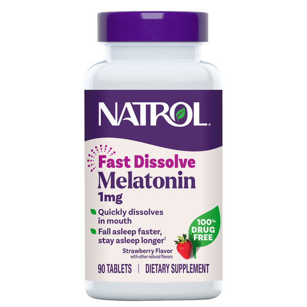Fast Dissolve Melatonin Tablets, 1mg