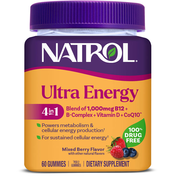 Ultra Energy 4-in-1 Gummies, 60ct