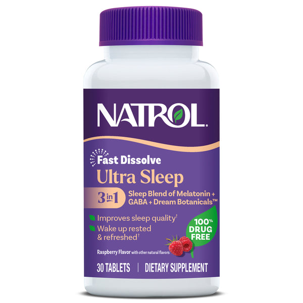 Ultra Sleep 3-in-1 Fast Dissolve Tablets, 30ct