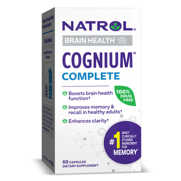 Natrol Cognium Complete Capsules Box Front