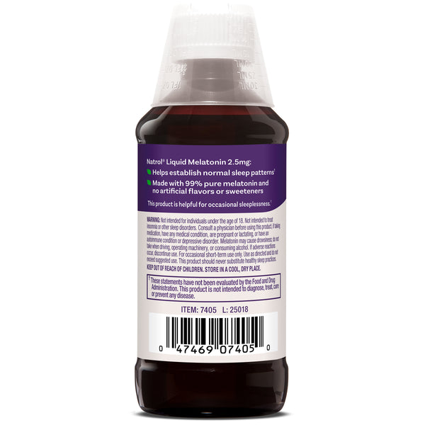 Liquid Melatonin, 2.5mg