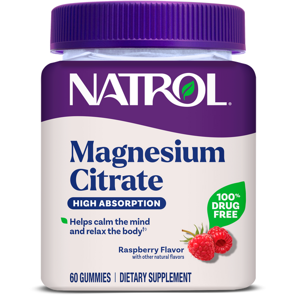 High Absorption Magnesium Citrate Gummies, 165mg