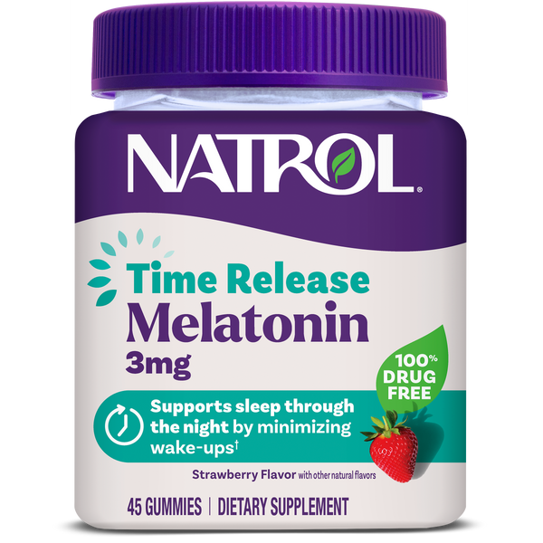 Time Release Melatonin Gummies, 3mg