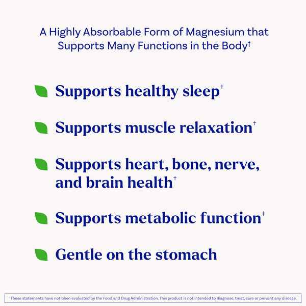 High Absorption Magnesium Glycinate, 240mg