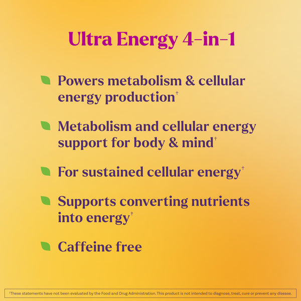 Ultra Energy 4-in-1 Gummies, 60ct