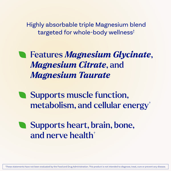 Triple Magnesium 3-in-1 Capsules