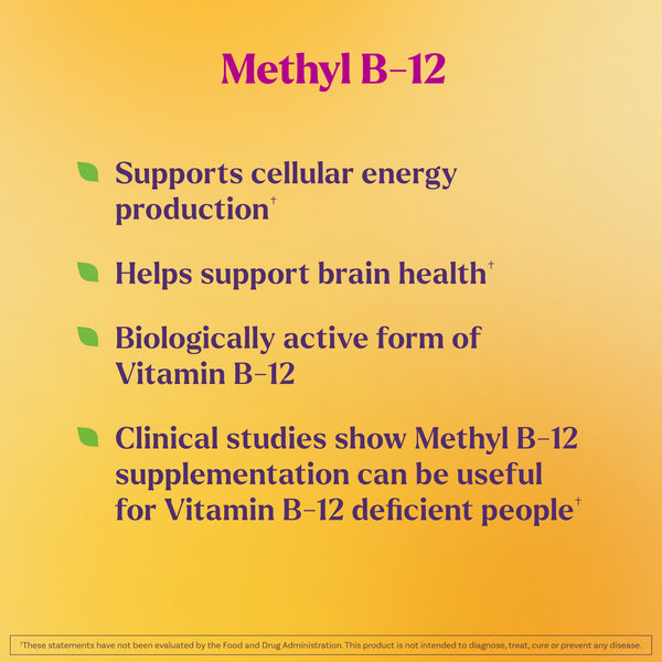 Methyl B-12 1,000mcg Capsules, 60ct