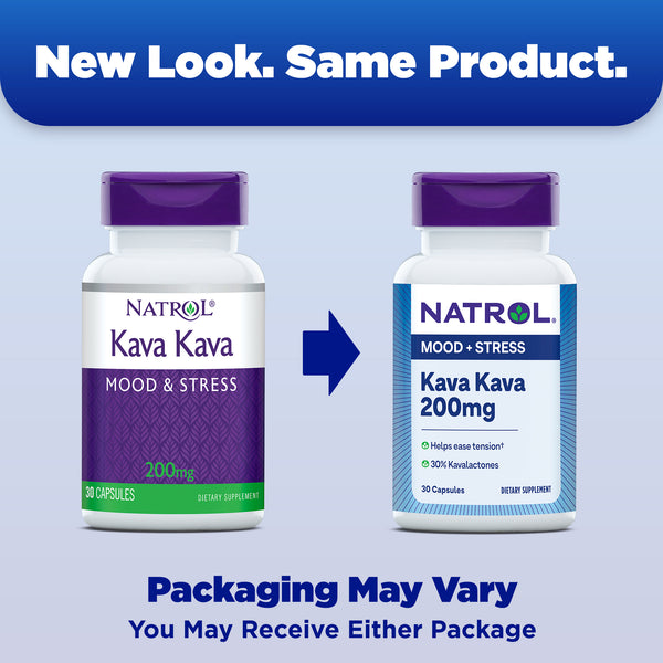 Kava Kava Mood & Stress Capsules 200mg Natrol®