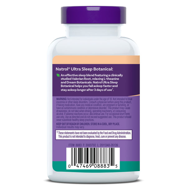 Ultra Sleep Botanical 3-in-1 Capsules, 50ct