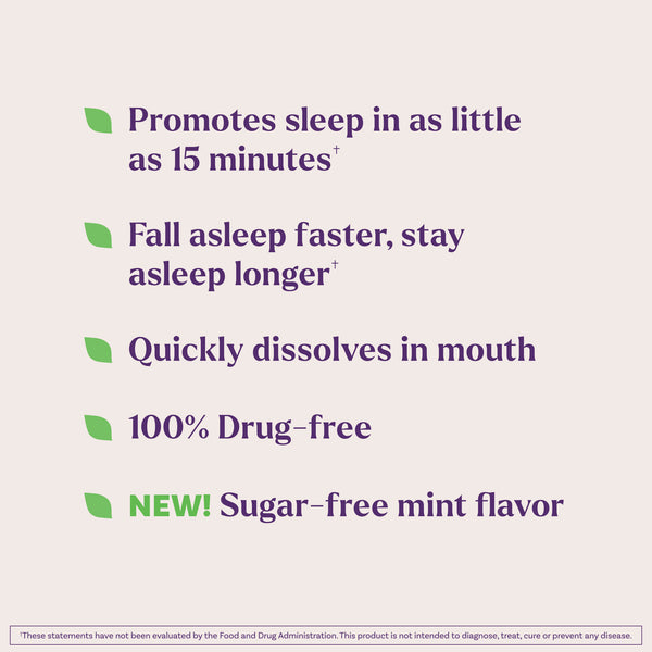 Fast Dissolve Melatonin Tablets, 10mg (Mint Flavor)