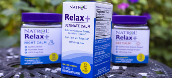 Natrol Relax+ Mood & Stress Supplements