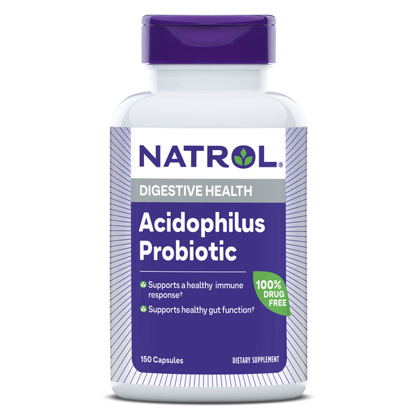 Natrol Acidophilus Probiotic Capsules 150ct Bottle