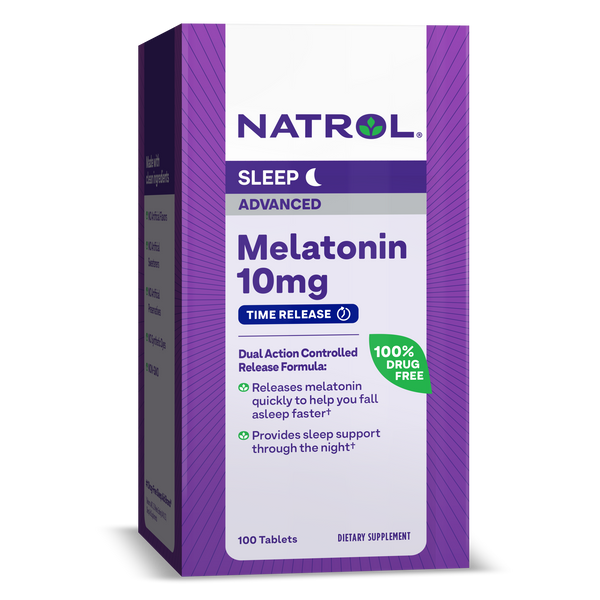 Natrol Melatonin Advanced Maximum Strength Time Release Tablets, 100ct Box