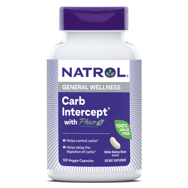 Natrol Carb Intercept® With Phase 2® Capsules, 120ct Bottle