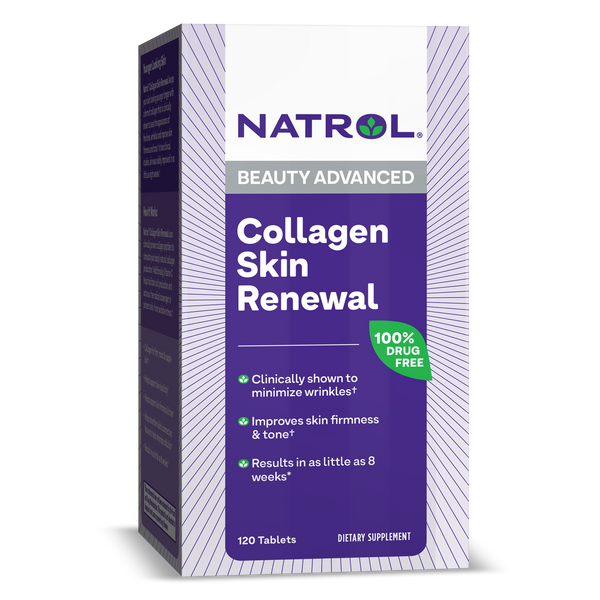 Natrol Collagen Skin Renewal Advanced Beauty Tablets Box