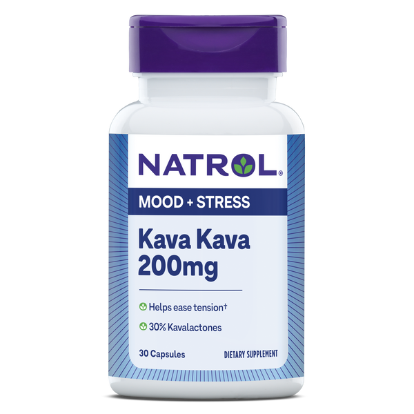 Natrol Kava Kava Mood & Stress Capsules - 200mg Bottle