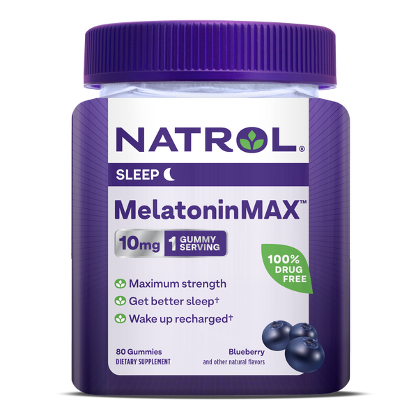 Natrol MelatoninMax - 10mg Gummy, 80ct Bottle