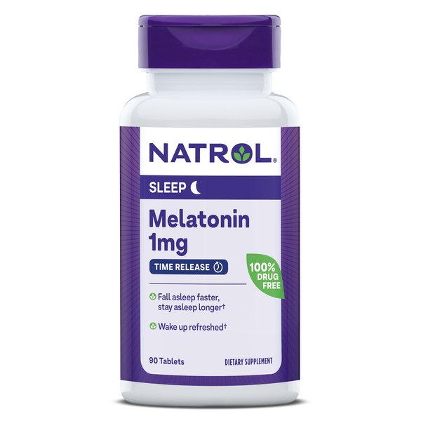 Natrol Melatonin Time Release Tablets - 1mg, 90ct Bottle