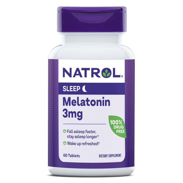 Natrol Melatonin Sleep Support Tablets - 3mg, 60ct Bottle