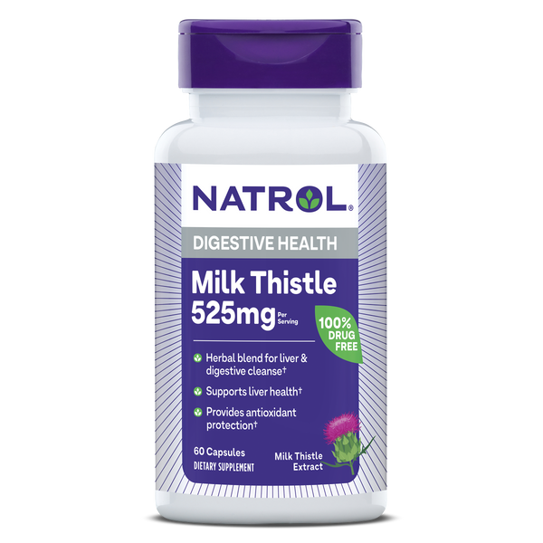 Milk Thistle Capsules Digestive Health Natrol®