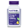 Natrol Omega-3 Fish Oil Lemon Softgels - 1,200mg Bottle
