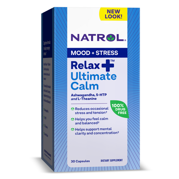 Natrol Relax+ Ultimate Calm Capsules Box