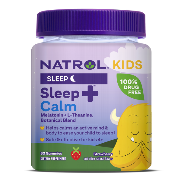 Natrol Kids Sleep+ Calm Strawberry Gummies Bottle