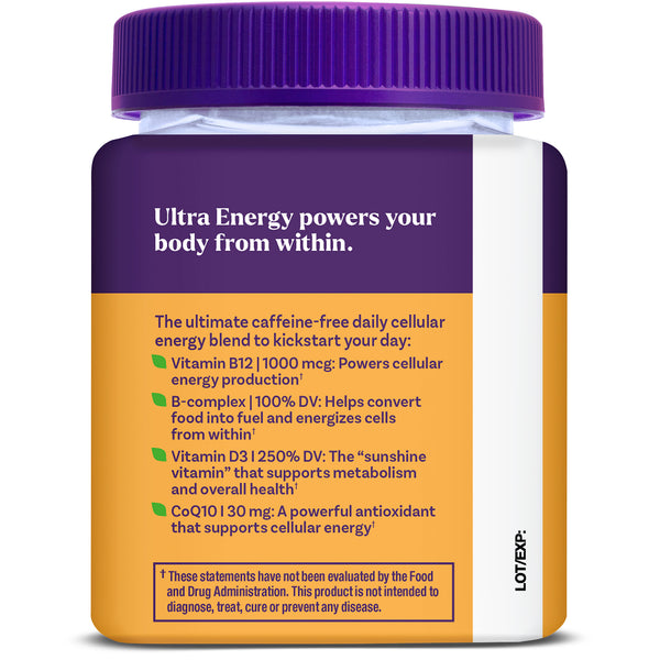 Ultra Energy 4-in-1 Gummies, 60ct