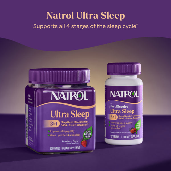 Ultra Sleep 3-in-1 Fast Dissolve Tablets, 30ct